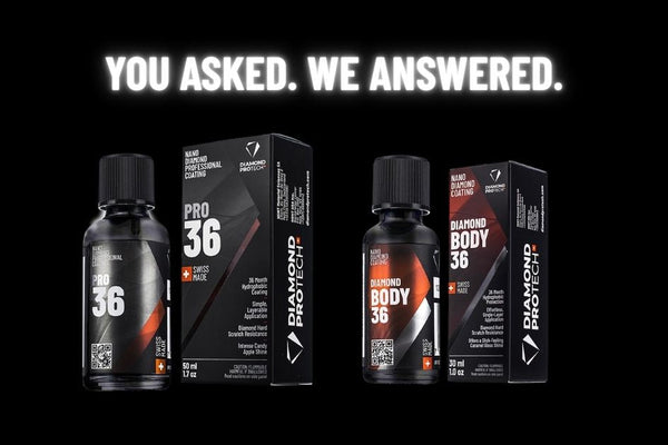 Diamond Body 36 & PRO 36 Just Got a Huge Upgrade: A Bold New Look for the Industry’s Leading Nanodiamond Coating Formula