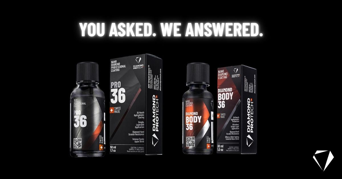 Diamond Body 36 & PRO 36 Just Got a Huge Upgrade: A Bold New Look for the Industry’s Leading Nanodiamond Coating Formula